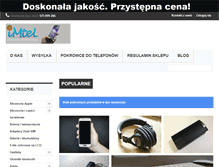 Tablet Screenshot of imtel.com.pl